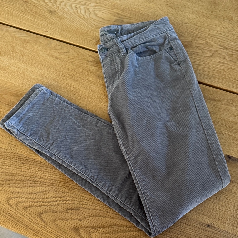 Prana Women's Skinny Corduroyed Jeans in Gray